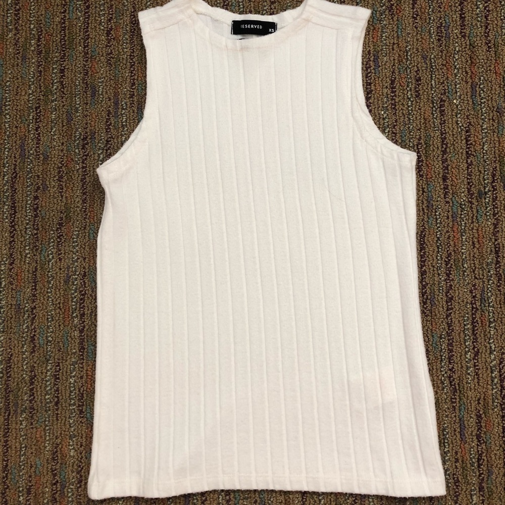 White tank top